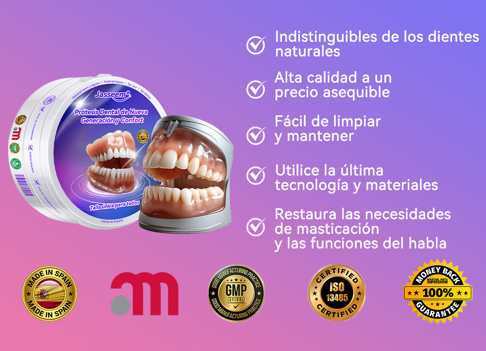 𝐉𝐚𝐬𝐬𝐞𝐞𝐦® Últimas Prótesis Premium de Confort🎁🎁 (Prótesis de Alta Gama, Cómodas de Usar - Descuento por Tiempo Limitado del 70%)