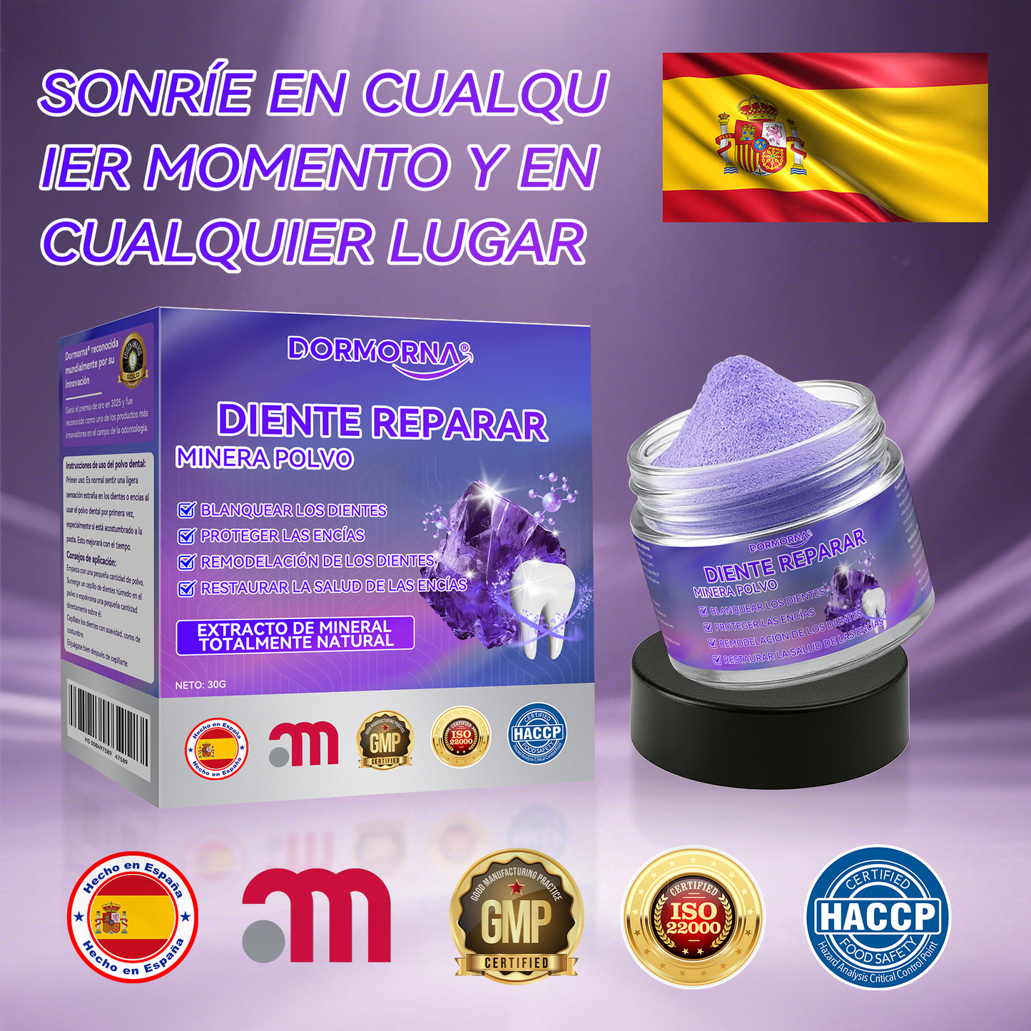 Tienda Oficial🌌|𝙳𝖺𝑟𝑚𝗼𝑟𝑛𝖺® 𝘋𝘪𝘦𝘯𝘵𝘦 𝘙𝘦𝘱𝘢𝘳𝘢𝘳 𝘔𝘪𝘯𝘦𝘳𝘢 𝘗𝘰𝘭𝘷𝘰-𝐸𝑛𝑐í𝑎𝑠 𝑚á𝑠 𝑓𝑢𝑒𝑟𝑡𝑒𝑠 𝑒𝑛 𝑠𝑜𝑙𝑜 7 𝑑í𝑎𝑠