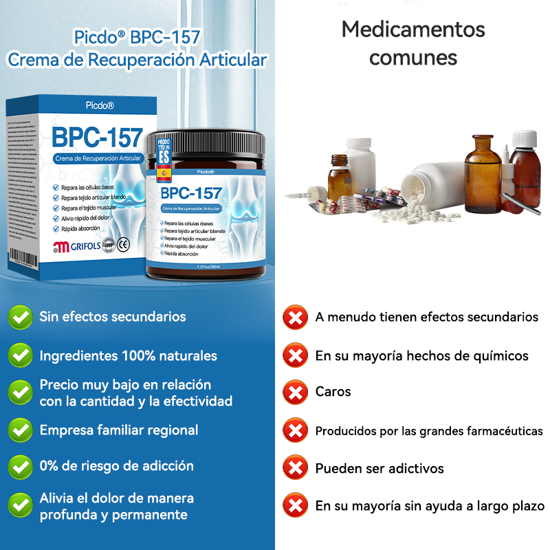 Picdo® BPC-157 Crema para la Curación de Articulaciones 💕 Trata eficazmente la artritis, la neuropatía, el reumatismo, las lesiones deportivas y más 👩‍⚕️🏆