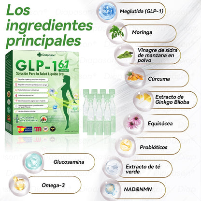 Tienda Oficial | 🍎𝐃𝒊𝓪𝐩𝓪𝙨𝐨𝒏®Ｇ𝖫𝑃-𝟏 𝑆𝑖𝑒𝑡𝑒 𝑒𝑛 𝑢𝑛𝑜 𝑆𝑜𝑙𝑢𝑐𝑖ó𝑛 𝑃𝑎𝑟𝑎 𝑙𝑎 𝑆𝑎𝑙𝑢𝑑 𝐿í𝑞𝑢𝑖𝑑𝑜 𝑂𝑟𝑎𝑙(Solo una vez al día, cambios visibles en 7 días) Para obesidad, salud cardiovascular, diabetes, apnea del sueño, salud intestinal, problemas articulares y más