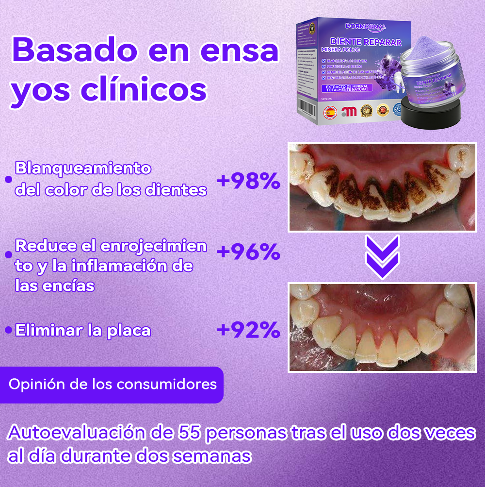 Tienda Oficial🌌|𝙳𝖺𝑟𝑚𝗼𝑟𝑛𝖺® 𝘋𝘪𝘦𝘯𝘵𝘦 𝘙𝘦𝘱𝘢𝘳𝘢𝘳 𝘔𝘪𝘯𝘦𝘳𝘢 𝘗𝘰𝘭𝘷𝘰-𝐸𝑛𝑐í𝑎𝑠 𝑚á𝑠 𝑓𝑢𝑒𝑟𝑡𝑒𝑠 𝑒𝑛 𝑠𝑜𝑙𝑜 7 𝑑í𝑎𝑠