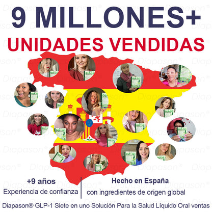 Tienda Oficial | 🍎𝐃𝒊𝓪𝐩𝓪𝙨𝐨𝒏®Ｇ𝖫𝑃-𝟏 𝑆𝑖𝑒𝑡𝑒 𝑒𝑛 𝑢𝑛𝑜 𝑆𝑜𝑙𝑢𝑐𝑖ó𝑛 𝑃𝑎𝑟𝑎 𝑙𝑎 𝑆𝑎𝑙𝑢𝑑 𝐿í𝑞𝑢𝑖𝑑𝑜 𝑂𝑟𝑎𝑙(Solo una vez al día, cambios visibles en 7 días) Para obesidad, salud cardiovascular, diabetes, apnea del sueño, salud intestinal, problemas articulares y más