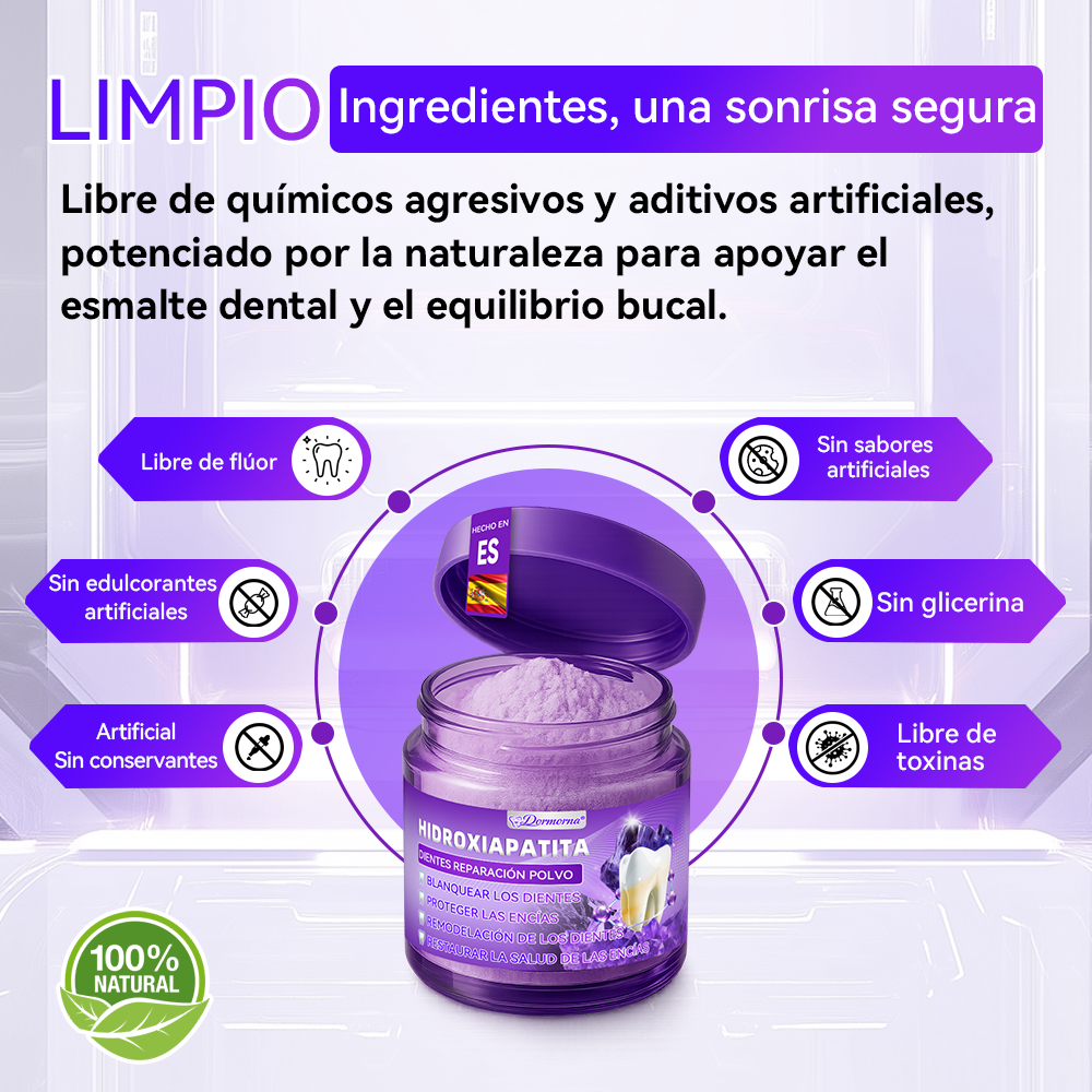 Tienda Oficial🍀|𝐷𝑜𝑟𝑚𝑜𝑟𝑛𝑎® 𝐻𝑖𝑑𝑟𝑜𝑥𝑖𝑎𝑝𝑎𝑡𝑖𝑡𝑎 𝐷𝑖𝑒𝑛𝑡𝑒𝑠 𝑅𝑒𝑝𝑎𝑟𝑎𝑐𝑖ó𝑛 𝑃𝑜𝑙𝑣𝑜🦷（Última media hora de la oferta limitada）