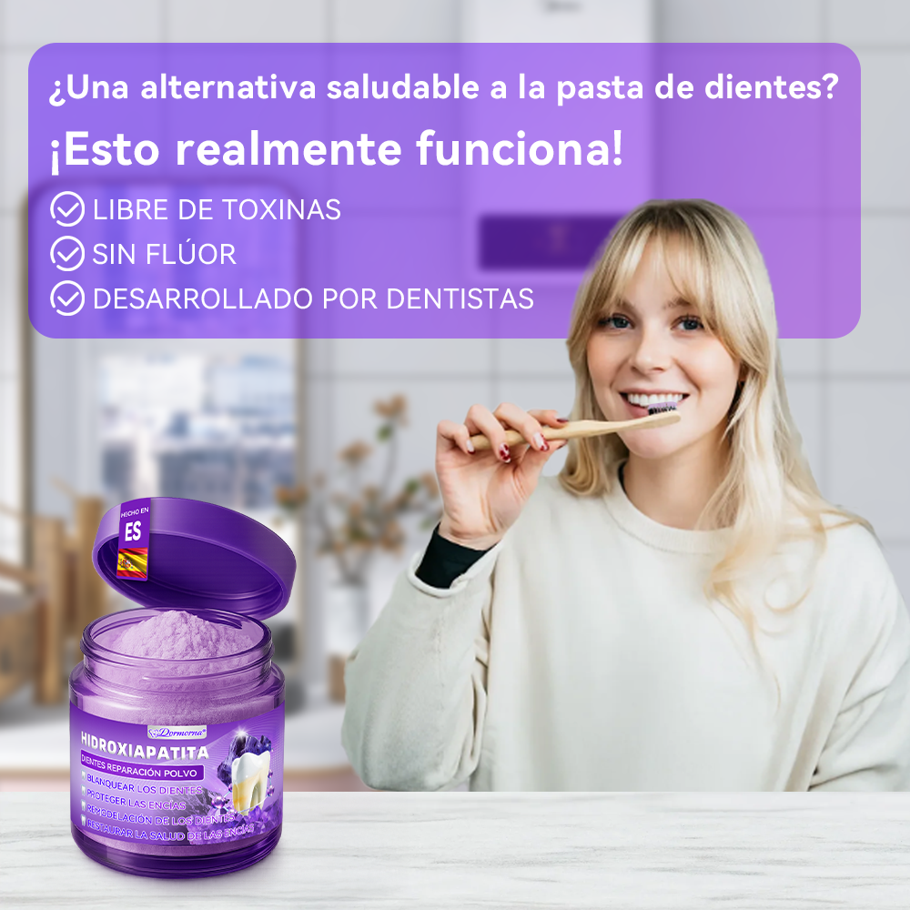 Tienda Oficial🍀|𝐷𝑜𝑟𝑚𝑜𝑟𝑛𝑎® 𝐻𝑖𝑑𝑟𝑜𝑥𝑖𝑎𝑝𝑎𝑡𝑖𝑡𝑎 𝐷𝑖𝑒𝑛𝑡𝑒𝑠 𝑅𝑒𝑝𝑎𝑟𝑎𝑐𝑖ó𝑛 𝑃𝑜𝑙𝑣𝑜🦷（Última media hora de la oferta limitada）