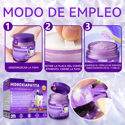 Tienda Oficial🍀|𝐷𝑜𝑟𝑚𝑜𝑟𝑛𝑎® 𝐻𝑖𝑑𝑟𝑜𝑥𝑖𝑎𝑝𝑎𝑡𝑖𝑡𝑎 𝐷𝑖𝑒𝑛𝑡𝑒𝑠 𝑅𝑒𝑝𝑎𝑟𝑎𝑐𝑖ó𝑛 𝑃𝑜𝑙𝑣𝑜🦷（Última media hora de la oferta limitada）