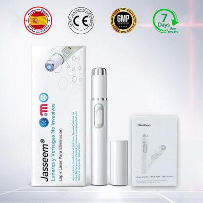 𝐉𝐚𝐬𝐬𝐞𝐞𝐦® Lápiz Láser de Grado Médico 🎁🎁 (Tecnología Láser de Dióxido de Carbono – Eficaz para Eliminar Lunares, Verrugas, Excesos de Piel, Manchas de Pigmentación y Otros Defectos de la Piel)