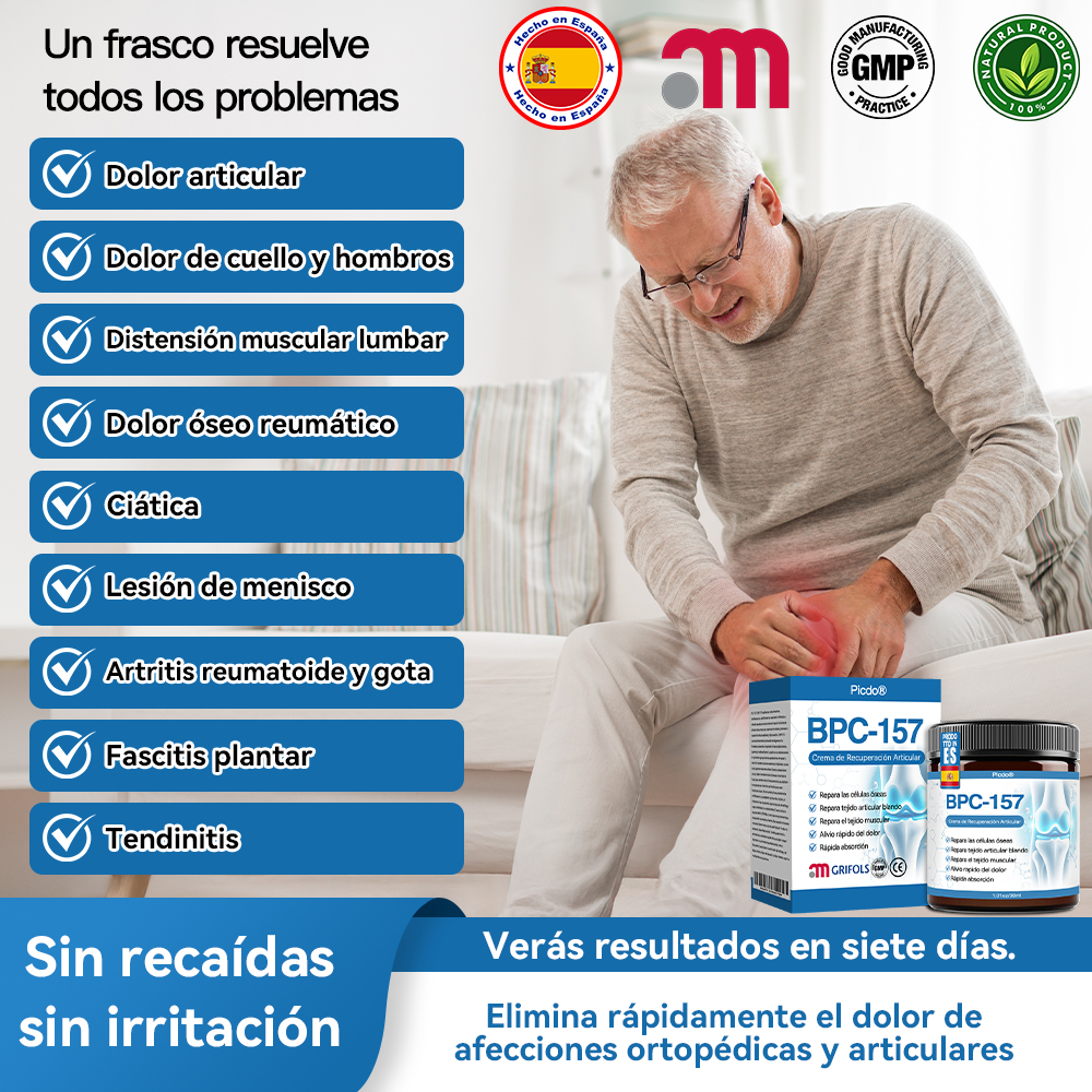 Picdo® BPC-157 Crema para la Curación de Articulaciones 💕 Trata eficazmente la artritis, la neuropatía, el reumatismo, las lesiones deportivas y más 👩‍⚕️🏆
